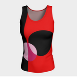 Bauhaus Circles Fitted Tank Top - Objet D'Art