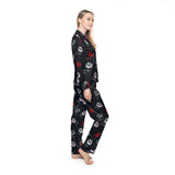 Women's Satin Pajamas (AOP) - Objet D'Art