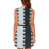 Groovy Eos Women's Sleeveless Dress (Model D01) - Objet D'Art