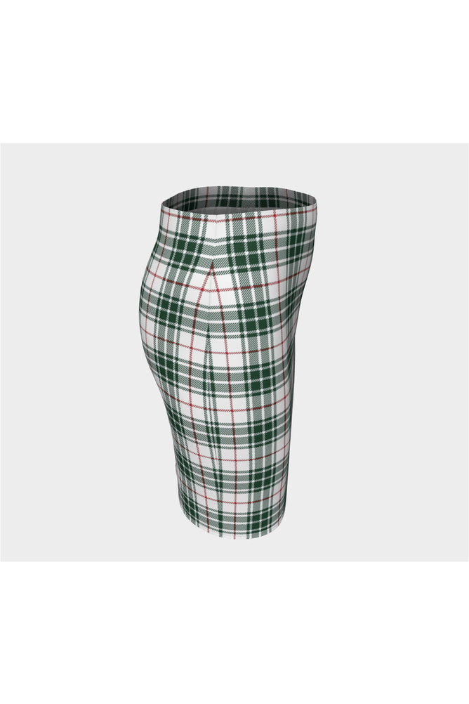 Holiday Plaid Fitted Skirt - Objet D'Art