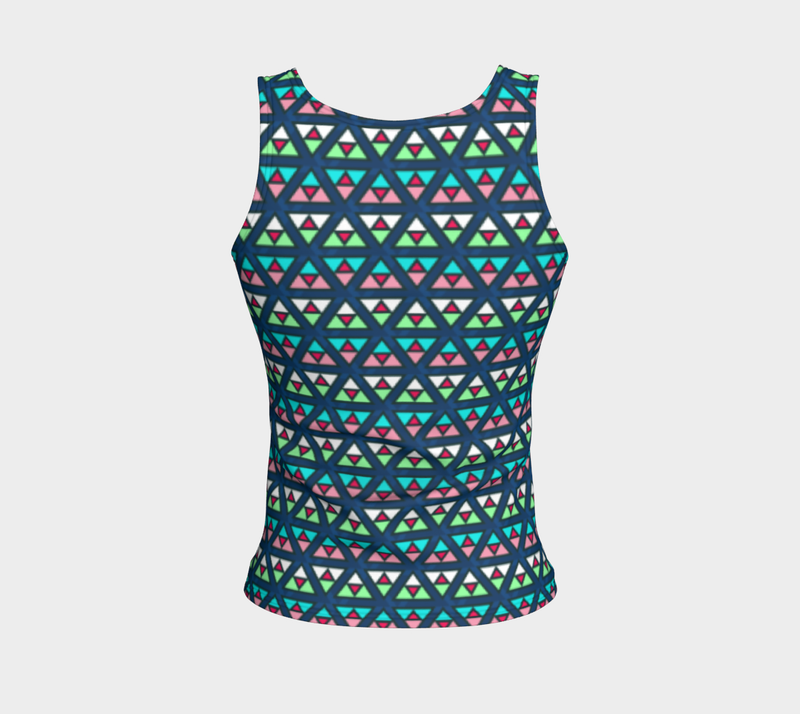 Tri Angel Fitted Tank Top - Objet D'Art