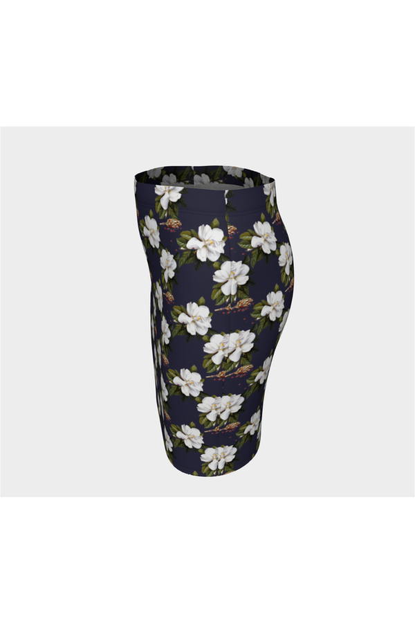 Magnolia Twilight Fitted Skirt - Objet D'Art