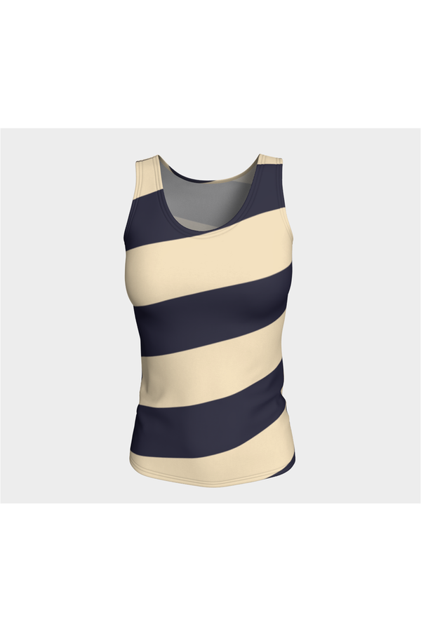 Twilight Stripe Fitted Tank Top - Objet D'Art