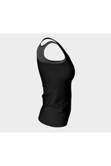Black Fitted Tank Top - Objet D'Art