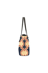 Tessellation Leather Tote Bag/Small - Objet D'Art
