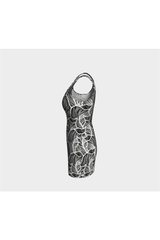 Damask Bodycon Dress - Objet D'Art