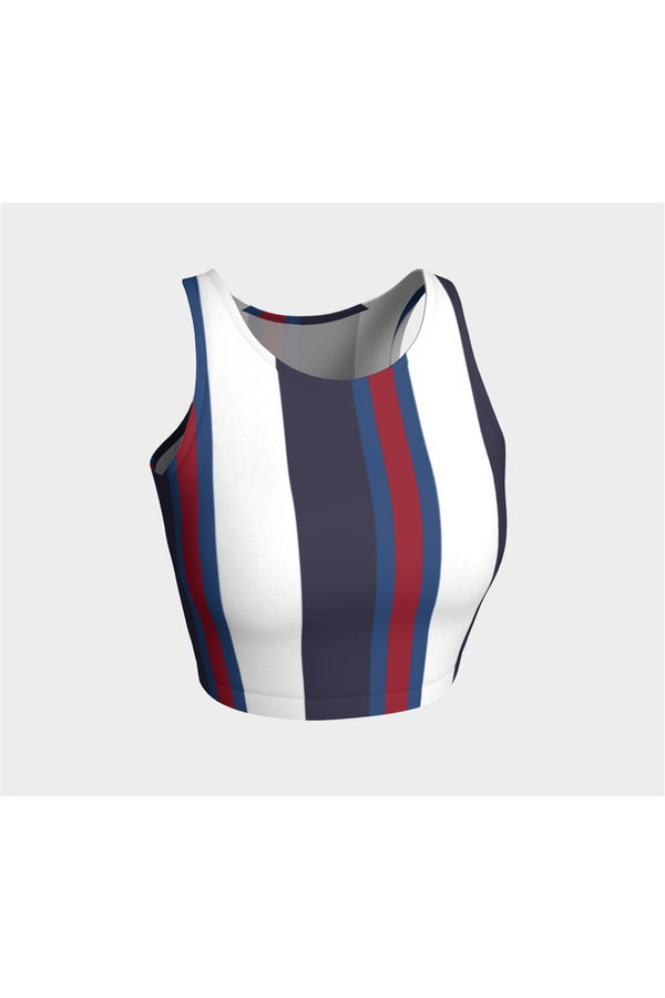 Anaglyph Striped Athletic Top - Objet D'Art