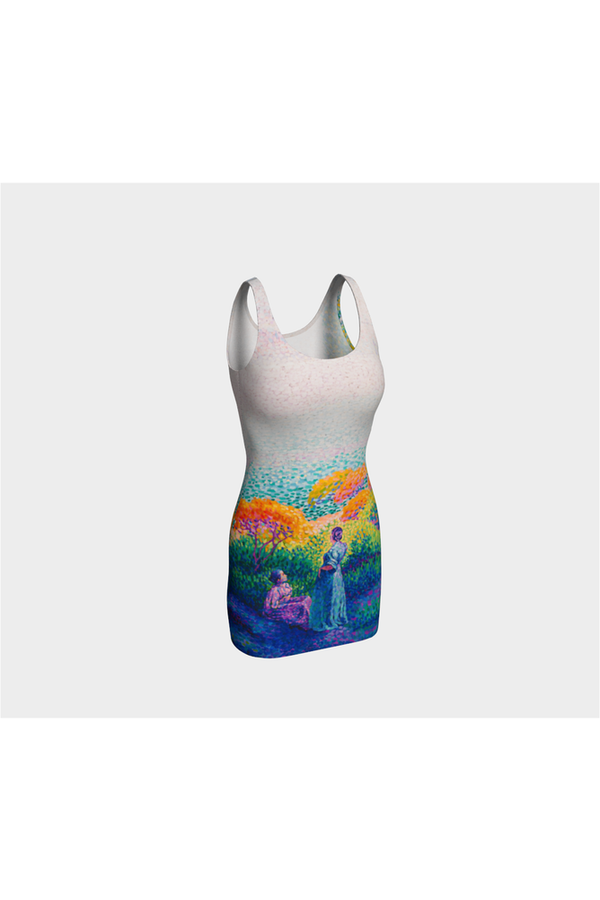 Henri Edmond Cross Bodycon Dress - Objet D'Art