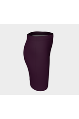 Plum Fitted Skirt - Objet D'Art