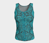 Snakeskin Fitted Tank Top - Objet D'Art