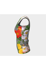 Floral Fitted Tank Top - Objet D'Art