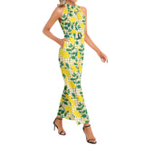 Halter Neck Buckle Belted Jumpsuit - Objet D'Art