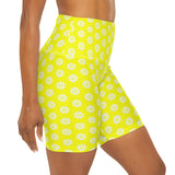 High Waisted Yoga Shorts - Objet D'Art