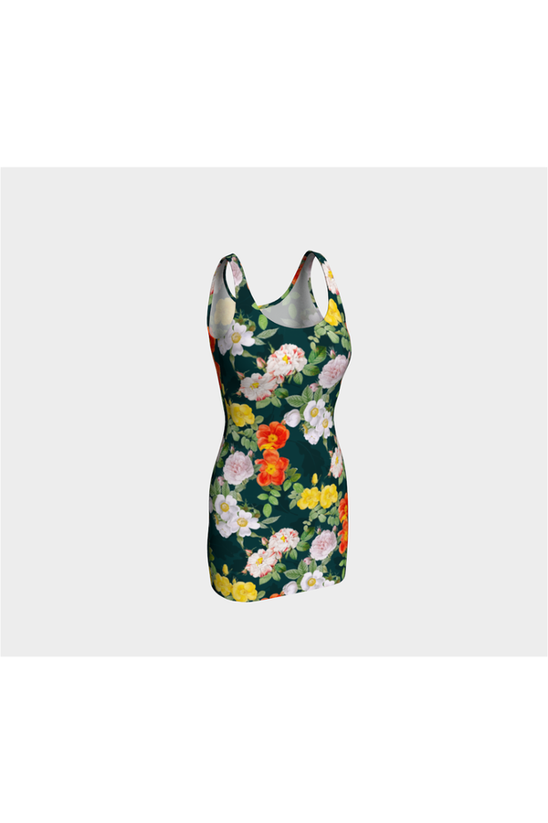 Floral Bodycon Dress - Objet D'Art