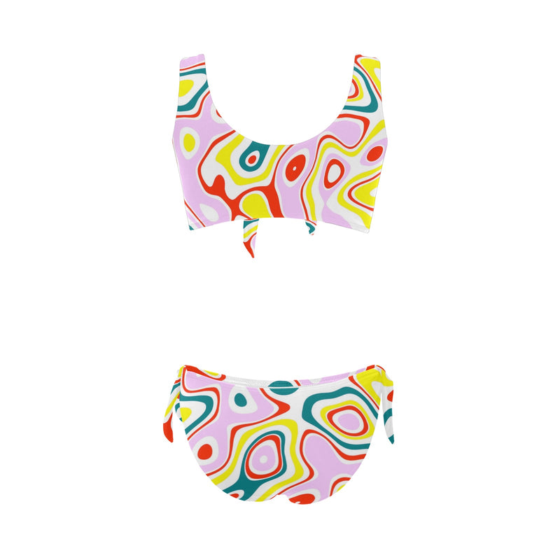 Spectral Bow Tie Front Bikini Swimsuit - Objet D'Art