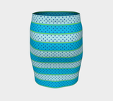 Striped Polkadot Fitted Skirt - Objet D'Art