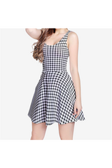 Women's Sleeveless Midi Casual Flared Skater Dress - Objet D'Art