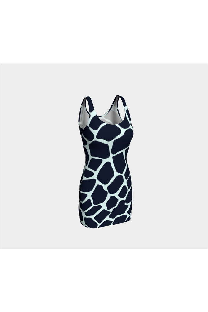 Giraffe Print Bodycon Dress - Objet D'Art