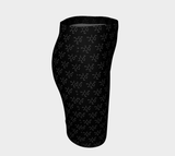 Caffeine Molecule Fitted Skirt - Objet D'Art