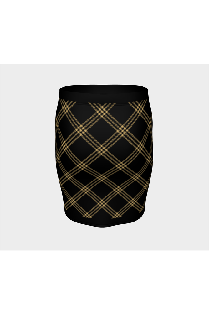 Checkered Fitted Skirt - Objet D'Art