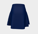 Morning Glory Blue  Flare Skirt - Objet D'Art