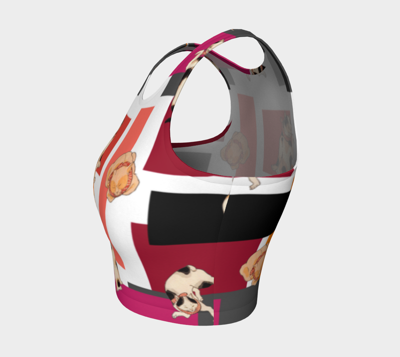 Cool Cat Athletic Crop Top - Objet D'Art