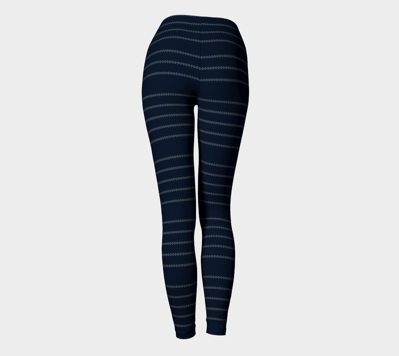 Striped Yoga Leggings - Objet D'Art