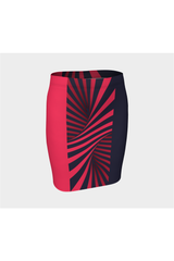 Illusion Fitted Skirt - Objet D'Art