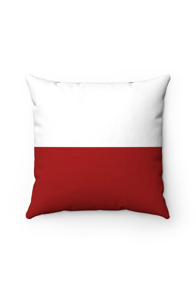 Americana Spun Polyester Square Pillow - Objet D'Art