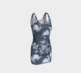 Floral Web Bodycon Dress - Objet D'Art