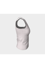 Pink Shepherd's Check Fitted Tank Top - Objet D'Art
