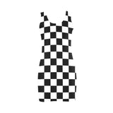 bw check print 2 Medea Vest Dress (Model D06) - Objet D'Art