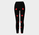 Heart Felt Yoga Leggings - Objet D'Art