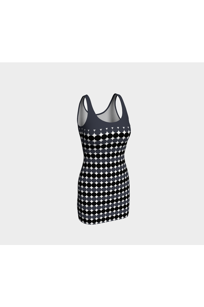 Polkadot Bodycon Dress - Objet D'Art