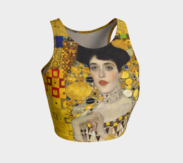 Klimt  Athletic Crop Top - Objet D'Art