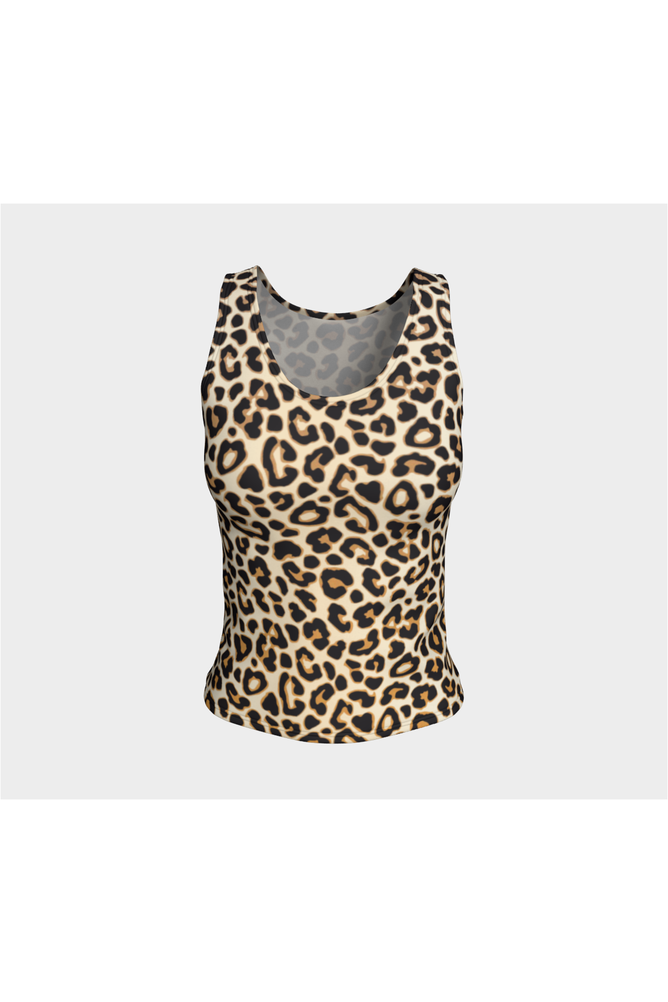 Leopard Print Fitted Tank Top - Objet D'Art