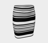 Striped Fitted Skirt - Objet D'Art