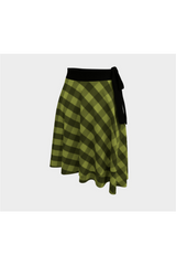 Pepper Stem Plaid Wrap Skirt - Objet D'Art