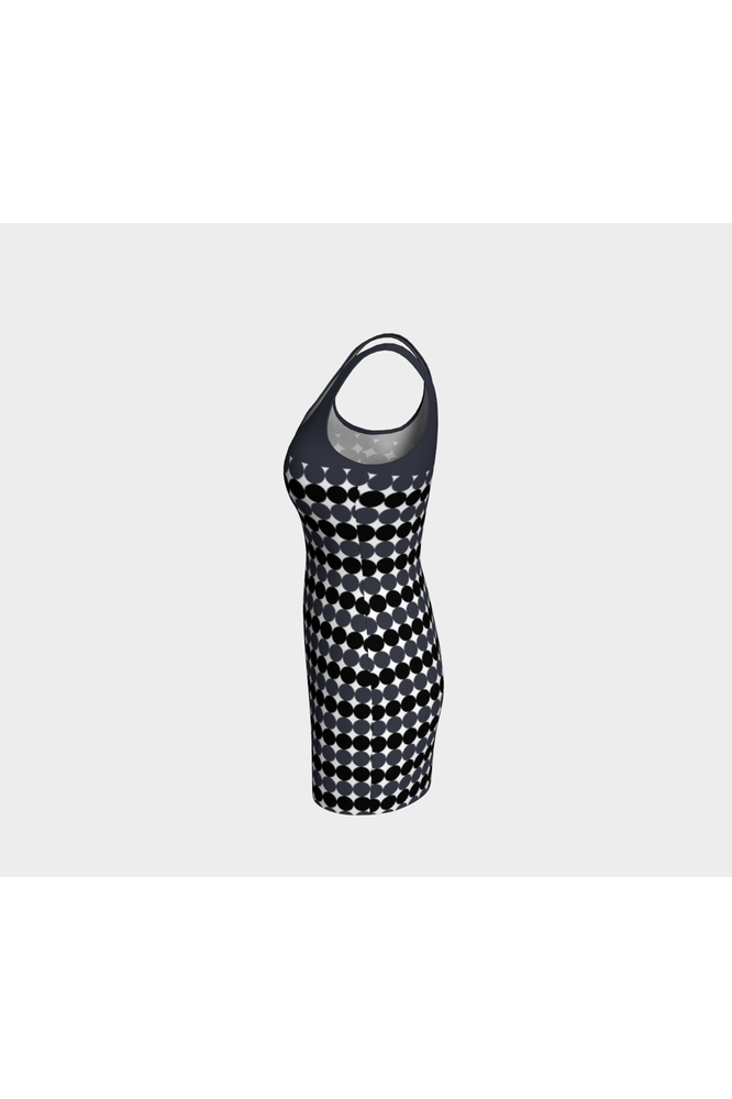 Polkadot Bodycon Dress - Objet D'Art