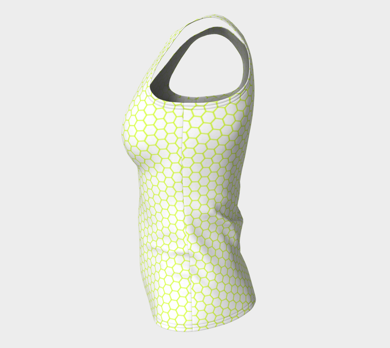 Neon Green Fitted Tank Top - Objet D'Art