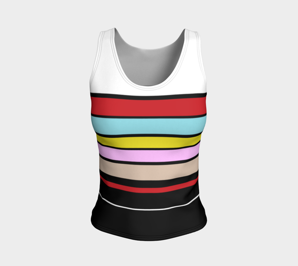 Multicolored Fitted Top - Objet D'Art