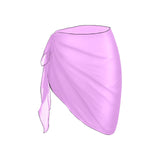 light purple pink solid Beach Sarong Wrap - Objet D'Art