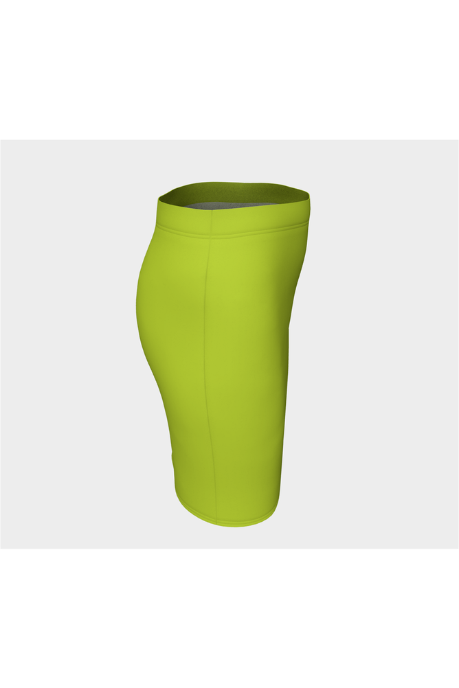 Lime Punch Fitted Skirt - Objet D'Art