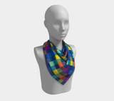 Festive Pixels Square Scarf - Objet D'Art