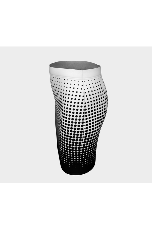 Halftone Fitted Skirt - Objet D'Art