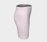 Pink Waves Fitted Skirt - Objet D'Art