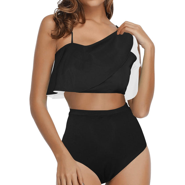 cheribum aloft smaller High Waisted Ruffle Bikini Set (Model S13) - Objet D'Art