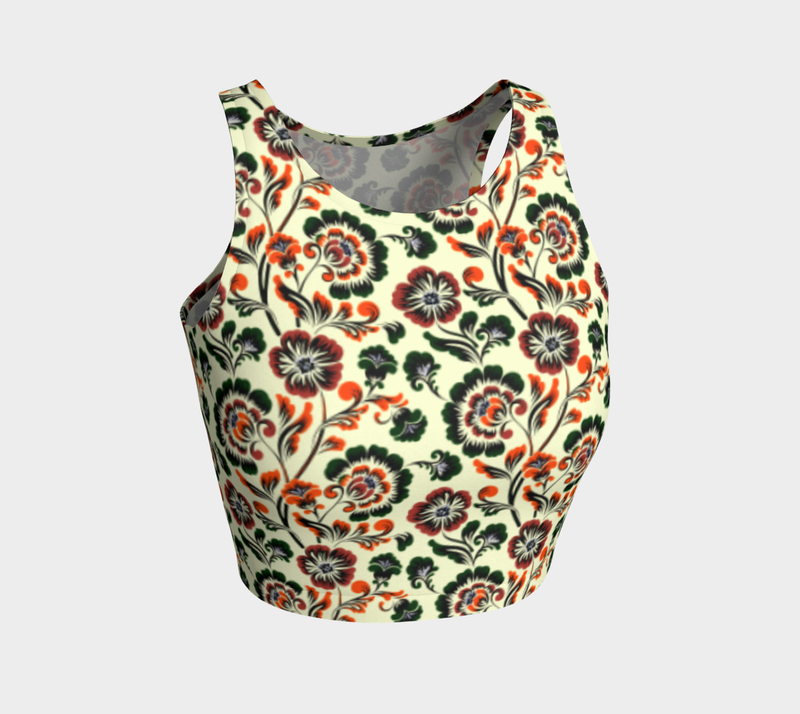 Floral Bouquet Crop Top - Objet D'Art