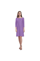 indira sleeve Rhea Loose Round Neck Dress(Model D22) - Objet D'Art