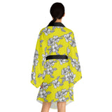 Long Sleeve Kimono Robe - Objet D'Art